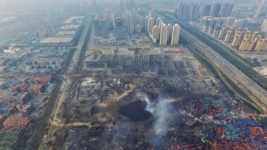 Explosions de Tianjin communication de crise