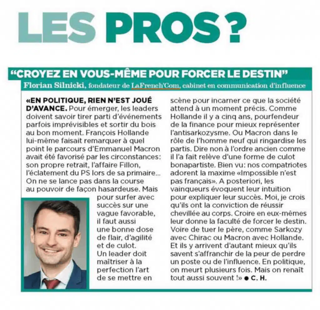 florian silnicki expert en communication management magazine interview