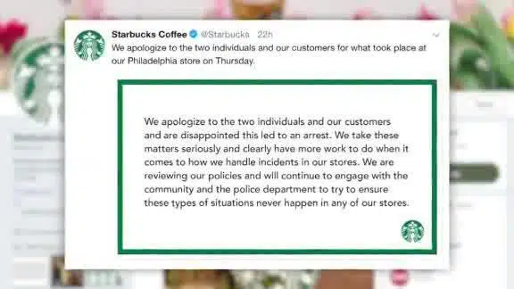 communiqué de presse starbucks