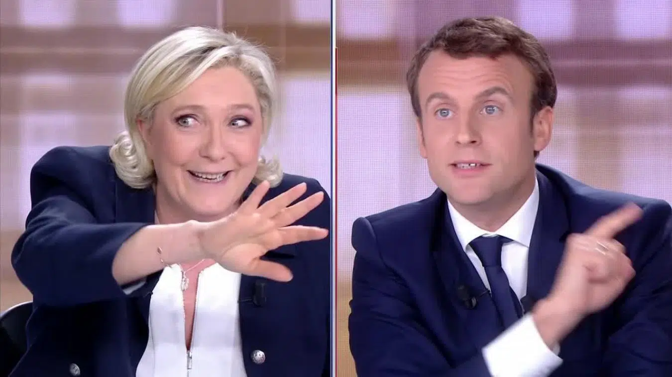 lepen macron débat