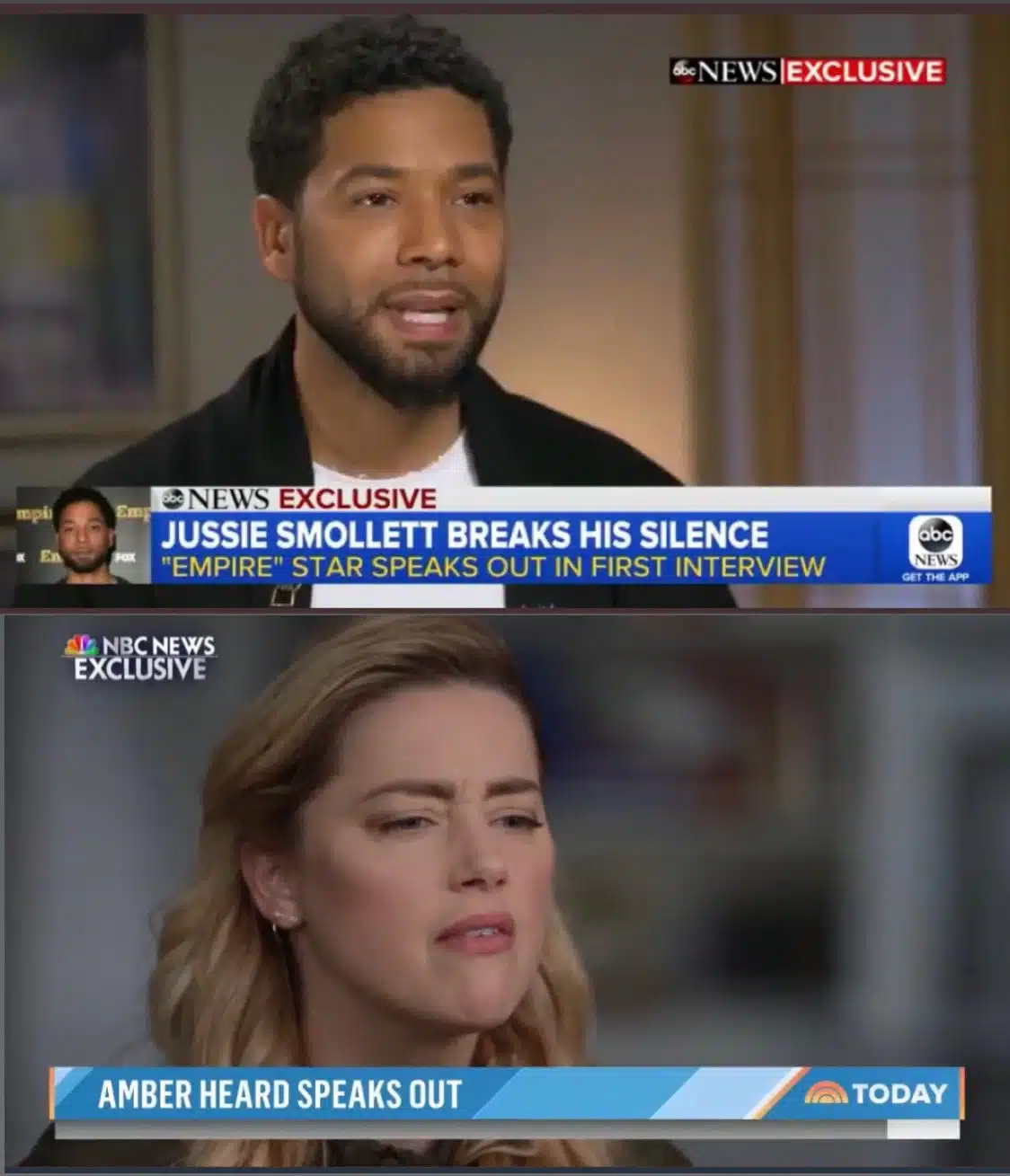 Amber Heard et Jussie Smollett