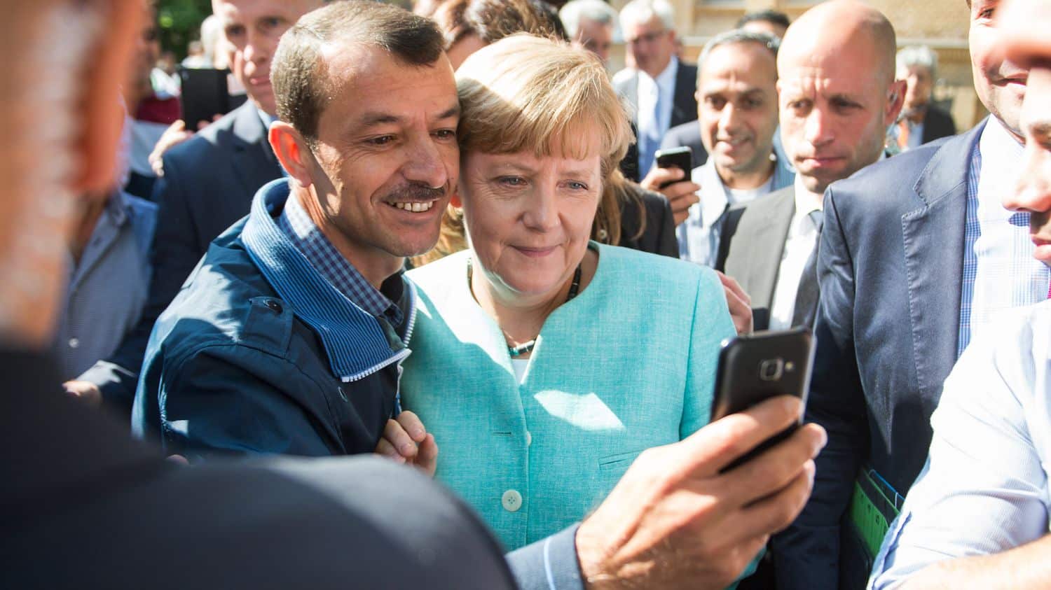 Angela Merkel refugiés