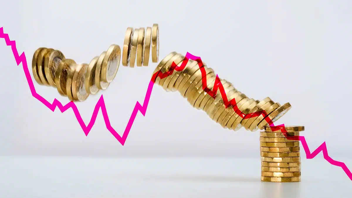 bourse chute
